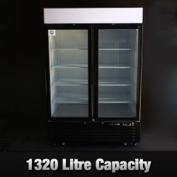 Fischer Double Door Fridge 1320L - BCC02-GL